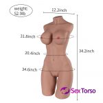 Female Sex Torso 52.9LB Full Size Silicone Torso Sex Doll For Men 8