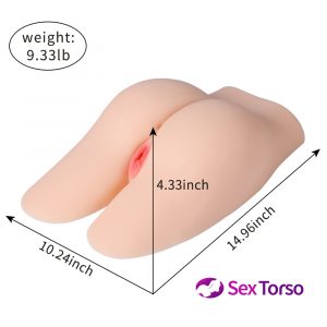 Big Booty Masturbator 9.33LB Flat Small Ass Sex Toy 2