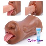 Pocket Pussy Brown Sex Doll Strocking Toy for Men Masturbation 12