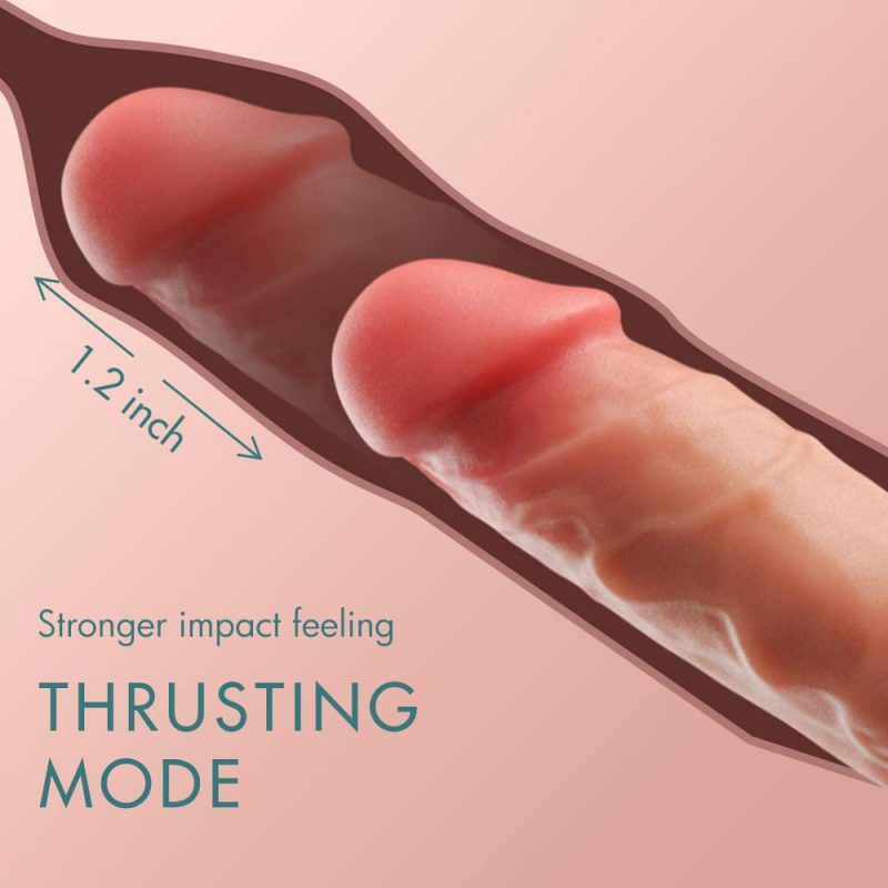 Sex Machine 10 Vibration & 3 Thrusting Heating Realistic Thrusting Dildo Sex Machine 4
