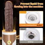 Sex Machine Remote Control Automatic Sex Machine With 5 Thrusting & Vibration Modes Heating Silicone Dildo 11