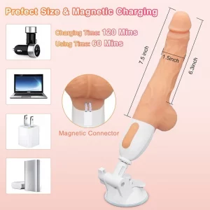 Sex Machine 10 Vibrating & Thrusting Modes Portable Sex Machine 3