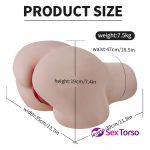 Big Booty Masturbator Trudie-16.53LB Best Big Boobs  Sex Doll Torso For Men 8