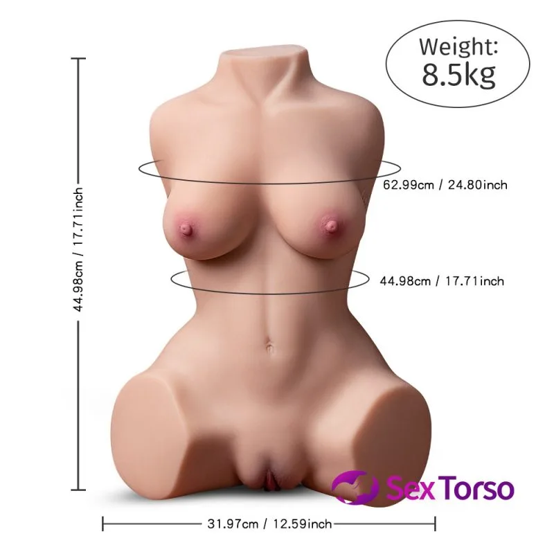 Female Sex Torso Charissa-18.74LB Best Vibrating & Sucking Sex Doll Torso For men 3