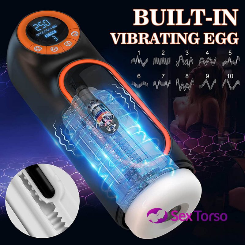 All Products Xspacecup Strong Sucking Vibrating  & Thrusting Masturbator 5